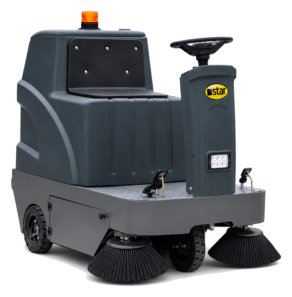 Star 2100 Ride-On Street Sweeper