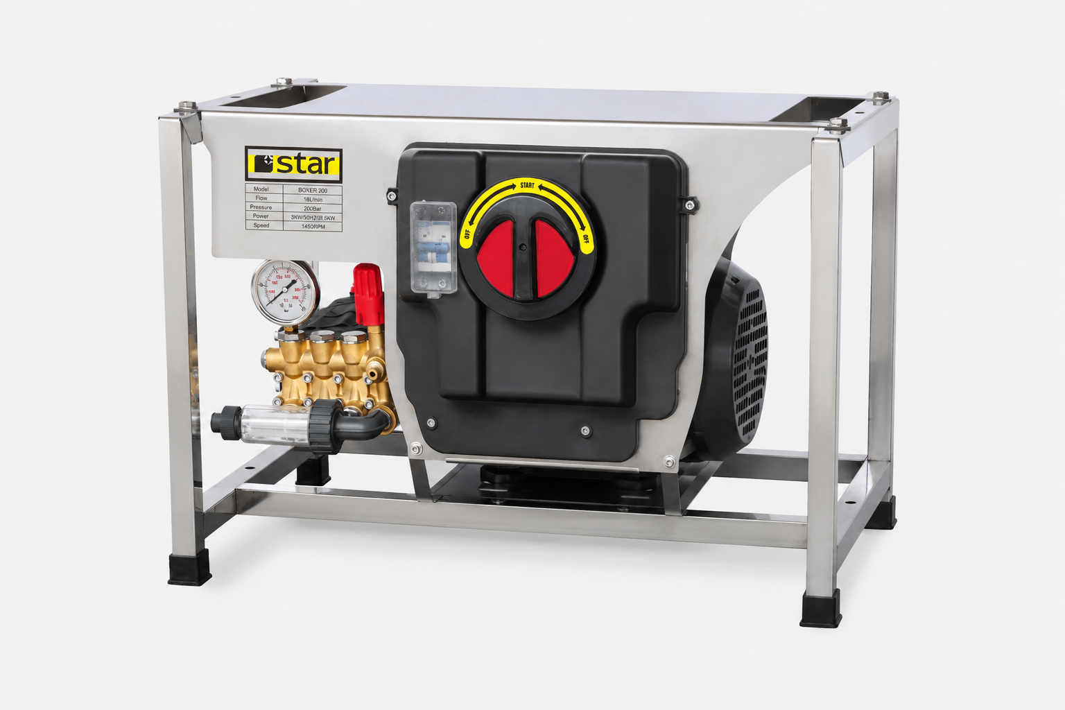 STR BOXER 200 High-Pressure Washer